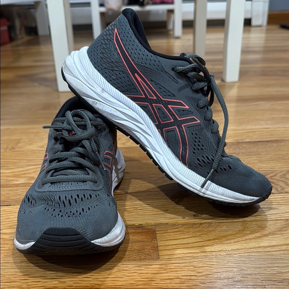 Asics Gray Running Shoes